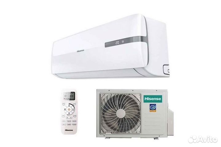 Сплит-система Hisense Basic A R32 дисплей mirage