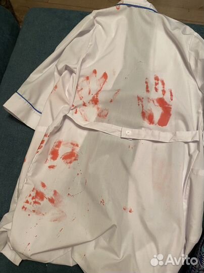 Карнавальный костюм+парик медсестры-зомби