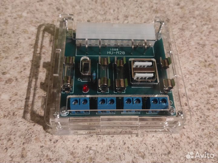 Блок питания с платой для запуска