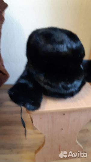 Продам норковую шапку ушанку