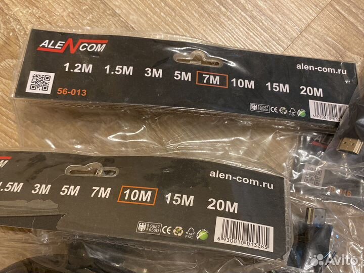 Кабель hdmi от 3 м до 30 м с феритами 4K+2K