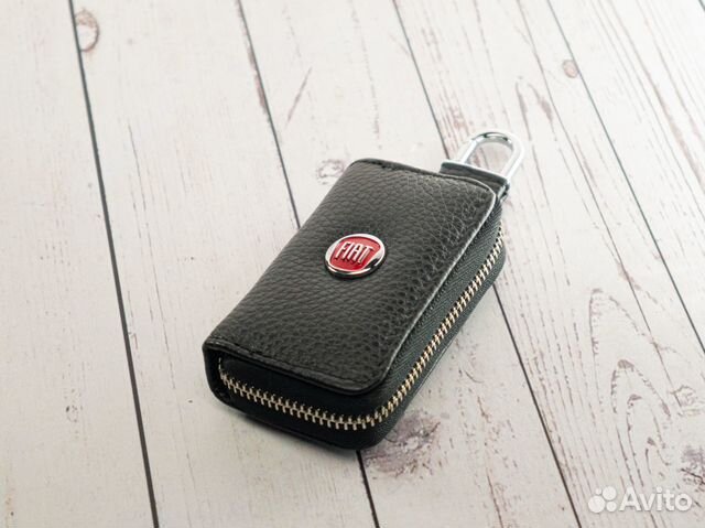 Кожаная ключница fiat