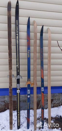 Лыжи новые и б/у karjala (карелия ) и детские лыжи
