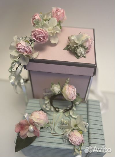 Веночек детский из цветов тонкий