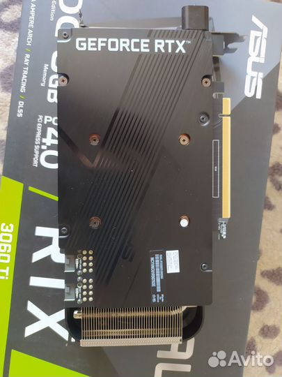 Asus RTX 3060 ti DDR6X OC