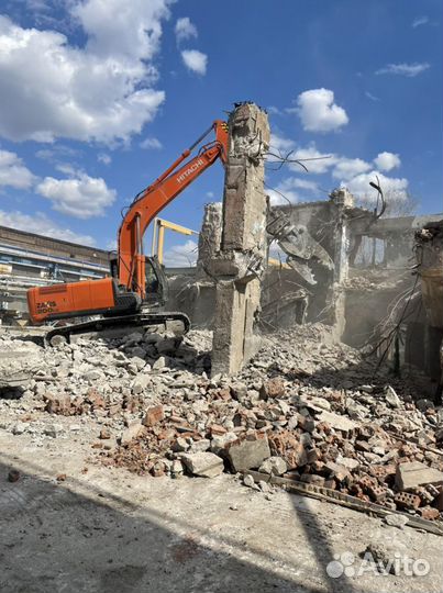 Демонтаж зданий, переработка ж/б конструкци