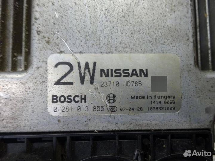 Блок управления двигателем Nissan Qashqai 2007