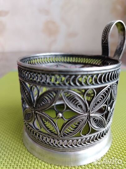 Подстаканник мельхиор СССР