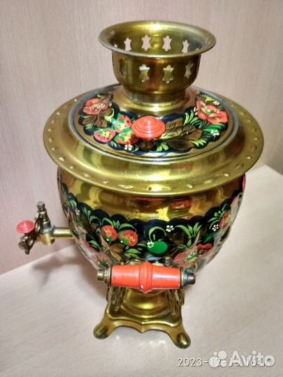 Самовар электрический расписной