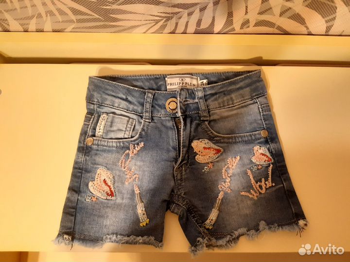 Шорты джинсовые для девочки 86-92