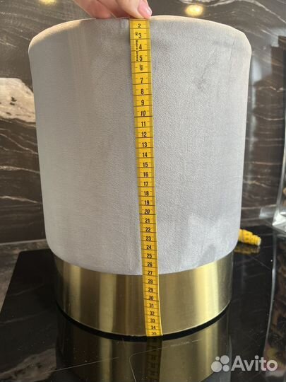 Мягкий круглый пуфик