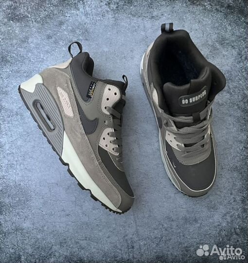 Кроссовки зимние женские nike Air max 90 с мехом