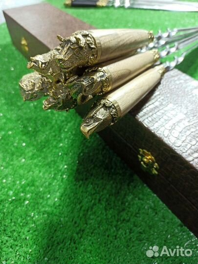 Шампуры с головами зверей