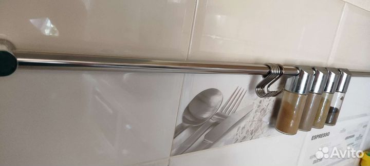 Рейлинг для кухни из нержавеющей стали