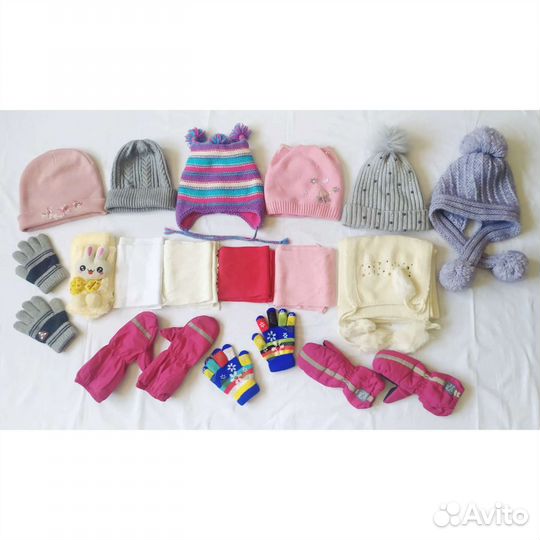 Шапки шарфы перчатки варежки краги Ленне