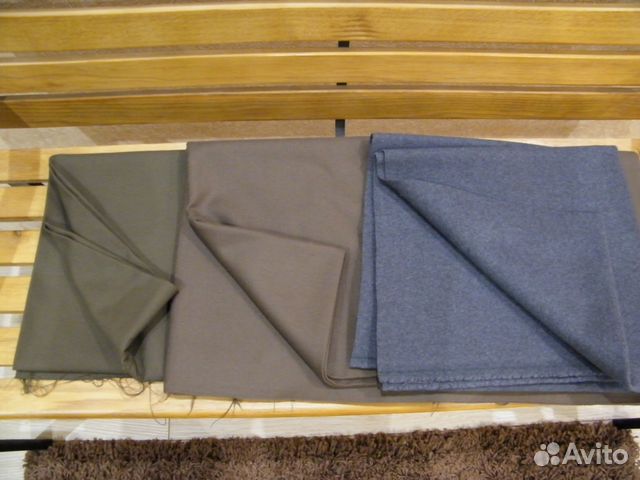 Отрезы военной ткани сов. образца