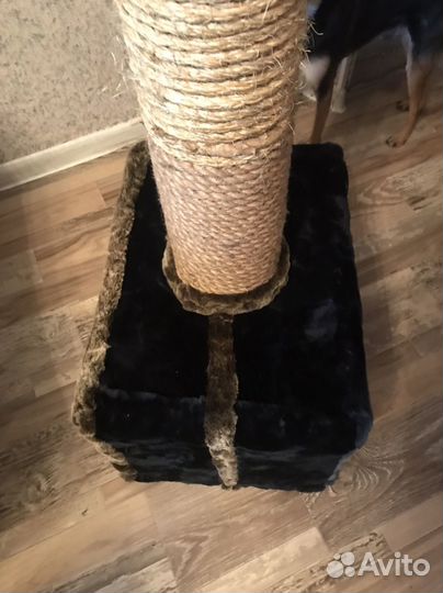 Когтеточка домик для кошки новый