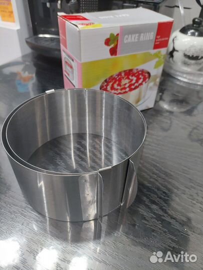 Кольцо для выпечки и десертов.раздвижное