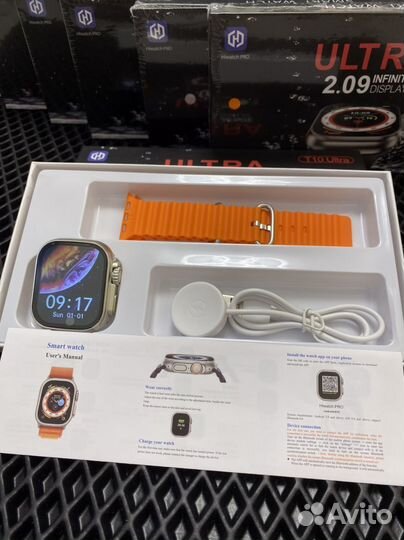 Смарт часы ultra T 10