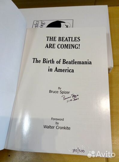 The Beatles Are Coming Книга С подписью автора