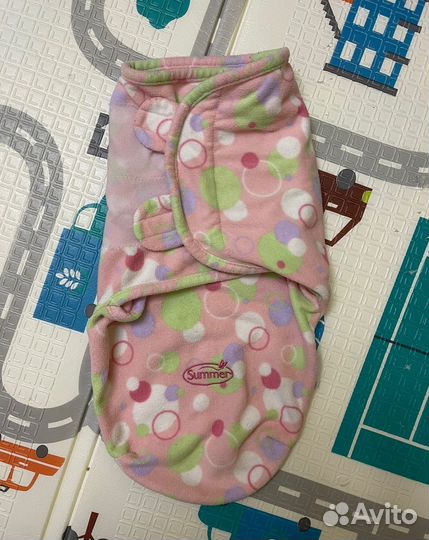 Конверт для пеленания на липучке summer пеленка