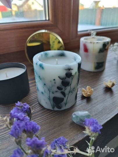 Ароматическая свеча ручной работы