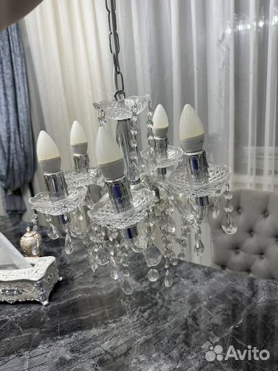 Люстра потолочная подвесная бу