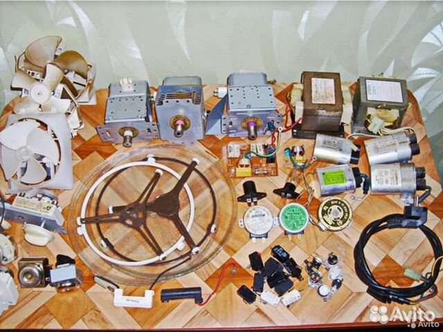 Детали запчасти для микроволновых печей