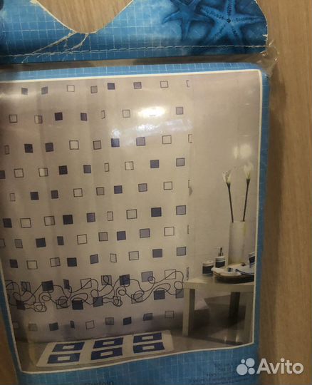 Штора для ванной Aquarius