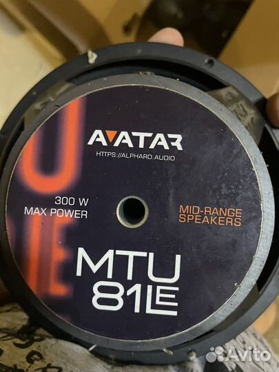 Динамики Avatar mtu 81le