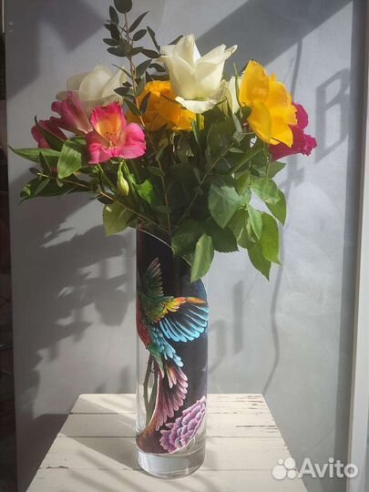 Ваза для цветов ручная работа