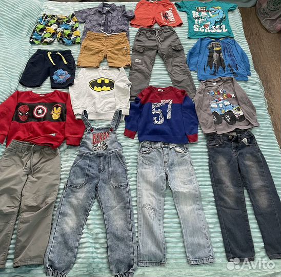 Вещи пакетом на мальчика 110-116