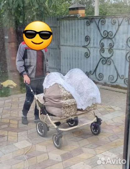 Коляска для двойни 2 в 1