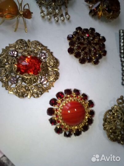 Винтажные броши пр.Чехословакия с времён СССР