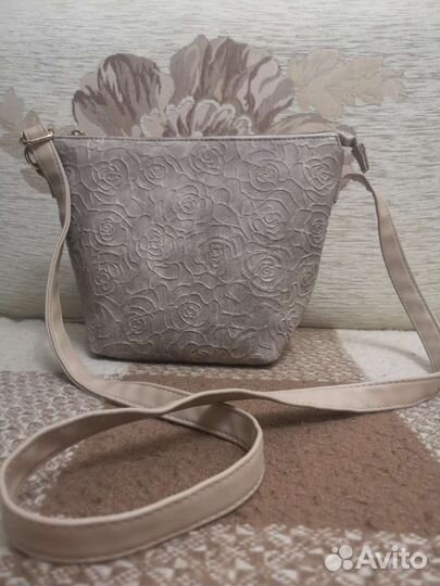 Сумка женская бежевая