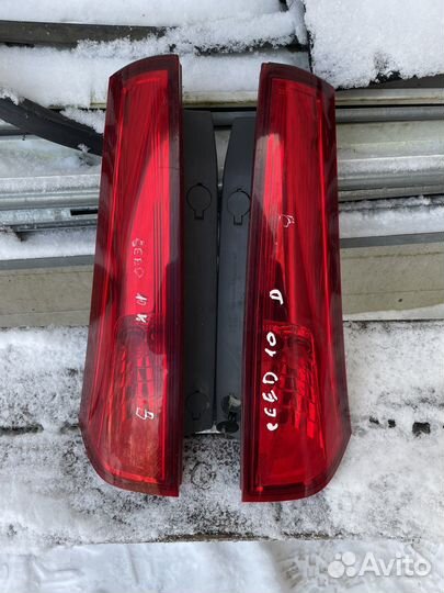 Задние фонари kia ceed