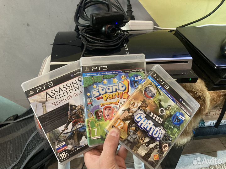 Ps3 с ps move и с играми playstation 3