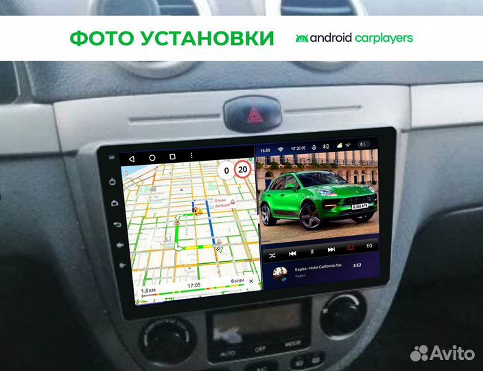 Магнитола android 4.32 Chevrolet Lacetti 04-2013