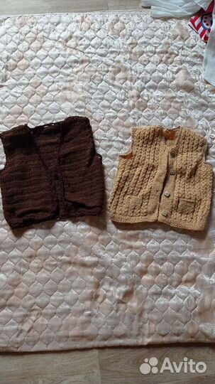 Детские вязанные вещи ручной работы