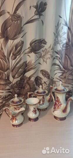 Чайно-кофейный сервиз новый на 6 персон