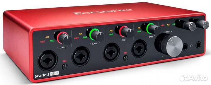 Focusrite Scarlett 18i8 3rd Gen аудио интерфейс