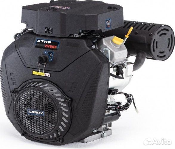 Бензиновый двигатель lifan 2V90F ECC 37 л.с. (вал
