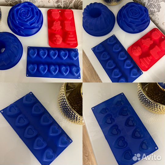 Новые Формочки силиконовые для выпечки