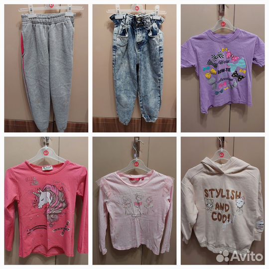 Пакет вещей на девочку 122-128
