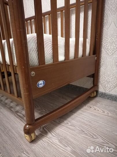 Детская кроватка pali Италия массив + матрас