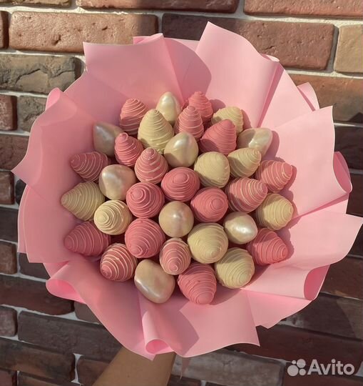 Букет из клубники в шоколаде