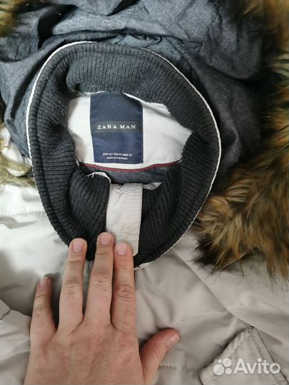Пуховик zara на парня