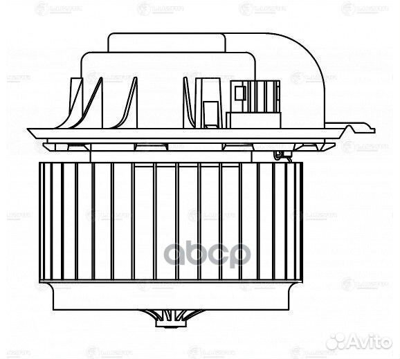 Э/вентилятор отоп. VW Touareg (02) /Audi Q7 (05