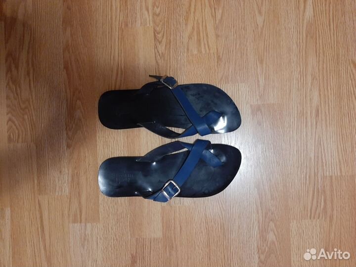 Сандалии-сланцы мужские hermes