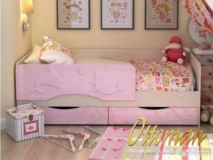 Детская кровать Алиса кр-812